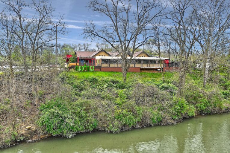 Exterior of Mad Mex Restaurant with Waterfront View, South Hills, at Forest View | Pittsburgh New Home Connection